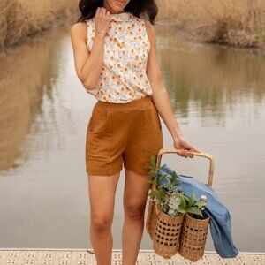 Meemoza - Edie Shorts - Cognac - XS